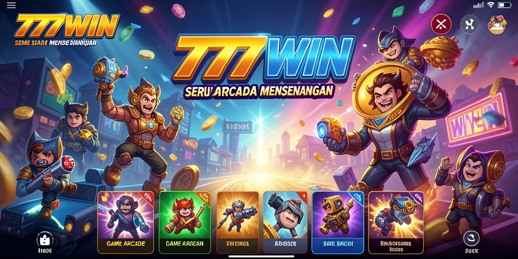Tampilan gameplay seru dan penuh warna dari 777WIN.