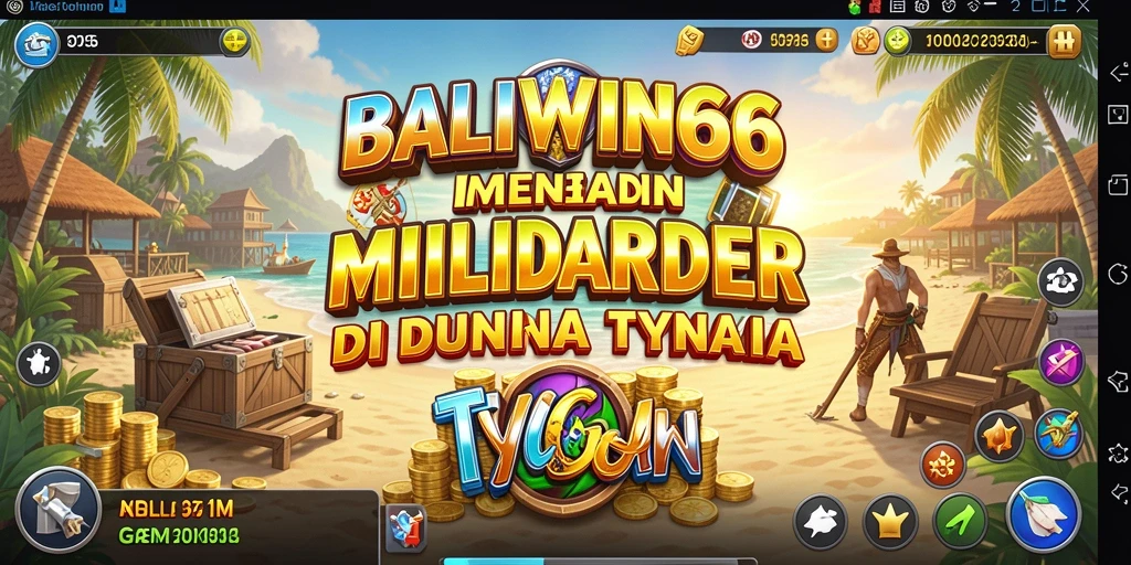Tampilan gameplay Tycoon BALIWIN66 yang menarik dan seru.