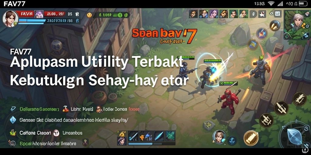 Tampilan antarmuka sederhana FAV77 yang memudahkan pengguna.