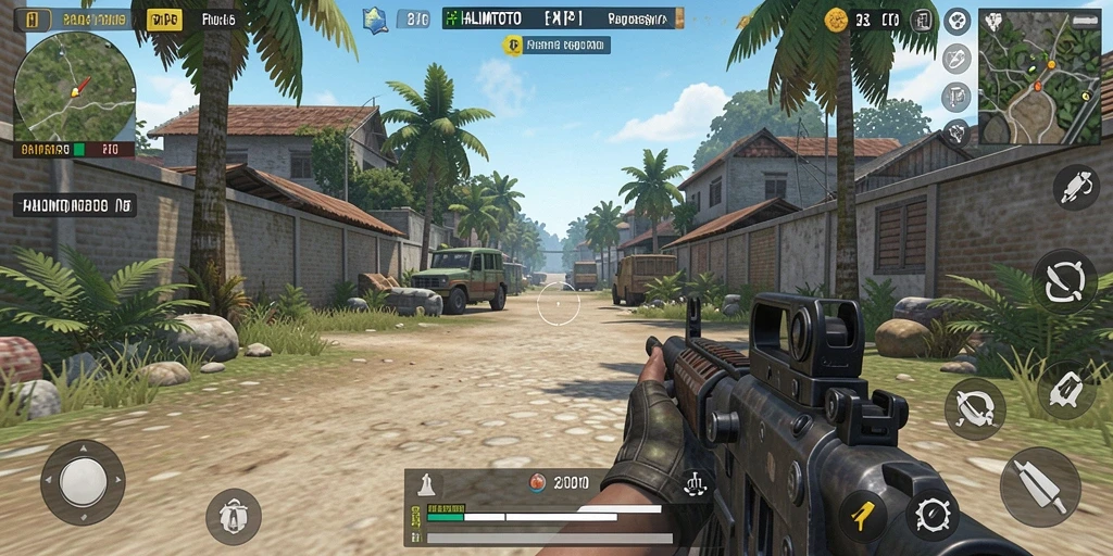 Gameplay mendebarkan di HALIMTOTO, penuh aksi TPS.