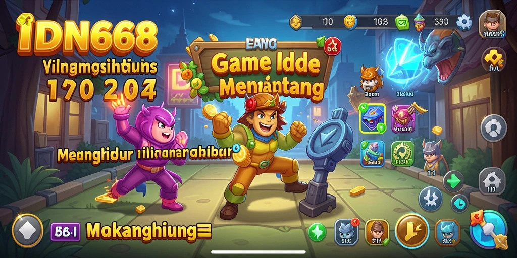 Gameplay seru IDN668 yang menampilkan elemen Idle menarik.