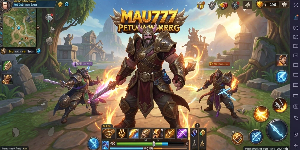 Tampilan gameplay MAU777 yang epik dan mendalam dalam dunia MMORPG.