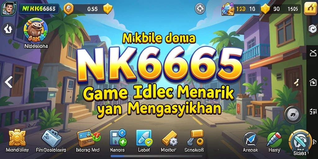 Screenshot gameplay NK666 yang menunjukkan karakter dalam aksi Idle.