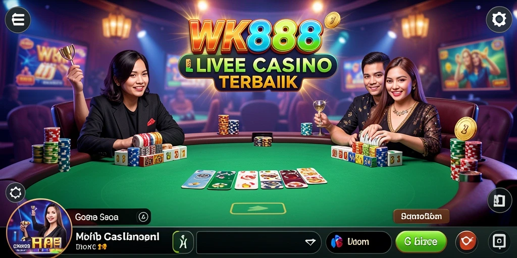 Tampilan permainan langsung yang menarik di WK888.