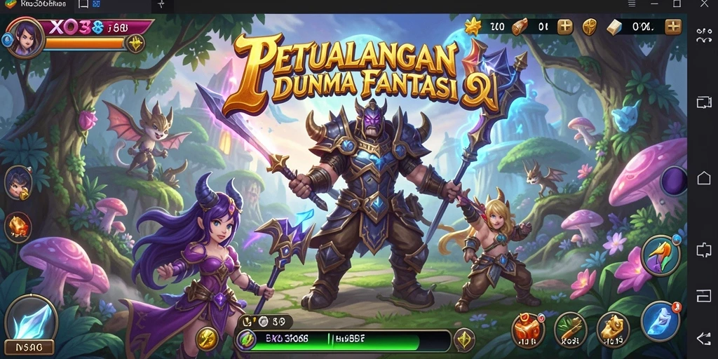 Tampilan menakjubkan dari gameplay petualangan XO368.